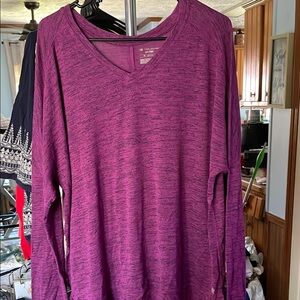 Purple Relaxed Hoodie with Full Sleeves